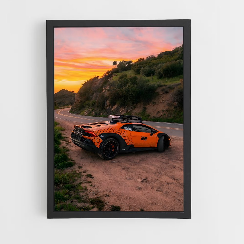 Poster Huracan Aventure – affiche Lamborghini (vue 2)